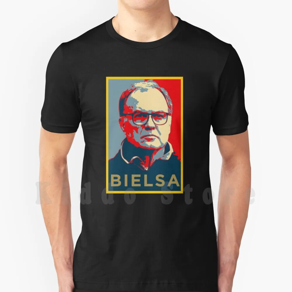 Marcelo Bielsa Opera D'Arte T Shirt Cotone Uomo Stampa Fai Da Te Cool Tee Bielsa Marcelo Bielsa Argentina Mot Elland Road Yorkshire El