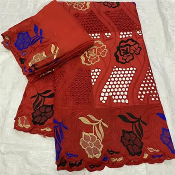 

Hot Selling 100% Cotton African Dry Lace Fabric Nigerian Lace Fabric 2020 High Quality Swiss Voile lace In Switzerland