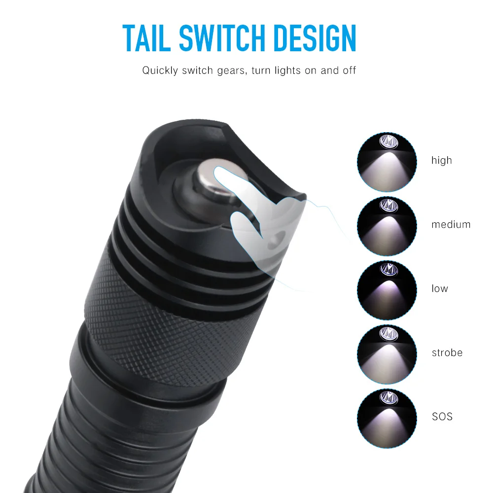 BORUiT XHP70.2 светодиодный фонарик 6000лм для подводного плавания 5-Mode подводный 80 м 18650/26650 фонарь высокой мощности для подводной охоты