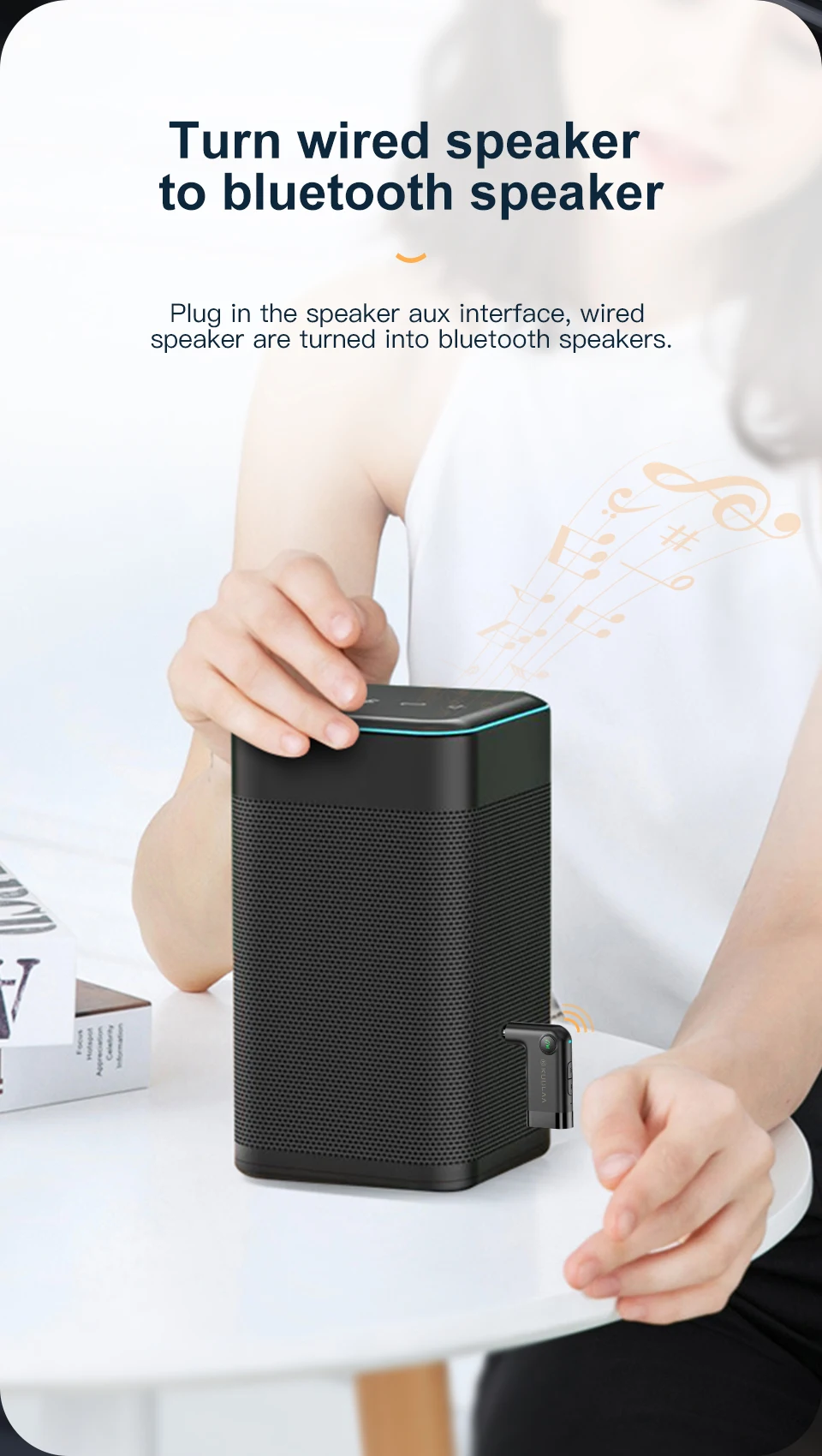Bluetooth Receiver 5.0 3.5mm AUX Jack Kuulaa
