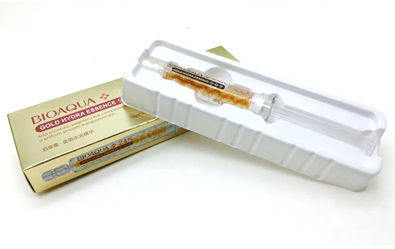 BIOAQUA 24 K Gold эссенция гиалуроновой кислоты увлажняющий крем для лица Сыворотки жидкости антивозрастной против морщин отбеливающий уход за