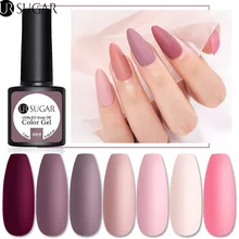 Ur Sugar 60 цветов матовый Гель-лак для ногтей Полупостоянный замачивающийся УФ-Гель-лак матовый эффект гель для ногтей нужен Матовый верхний слой