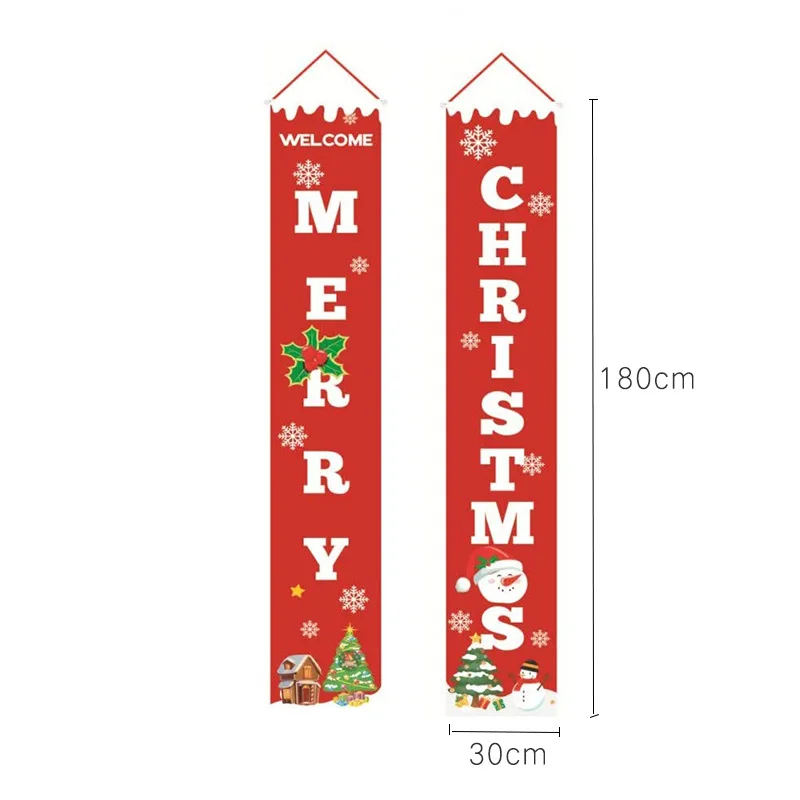 nutcracker soldado natal banner couplet decoração para casa para feriado feliz natal porta decoração feliz ano novo