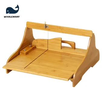 

Push Soap Cutter Large Size Bamboo Wood with wire for soap making supplies Tools soap making machine
