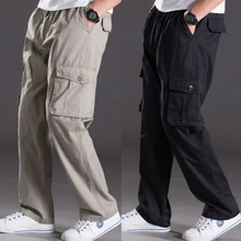 Мужские комбинезоны, мужские повседневные армейские тактические брюки большого размера с несколькими карманами, мужская куртка, военная форма, прямые брюки tro