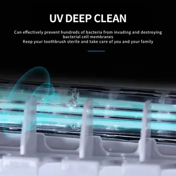 

Uv Disinfection Uv Sterilizer Large Capacity ABS Lights Holder Toothbrushsterilizerholder Portable Fashion