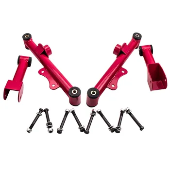 

Rear Upper and Lower Tubular Control Arm Kit for Ford Mustang 1979-2004 Bushing w/ Hardware Bolts and Nuts