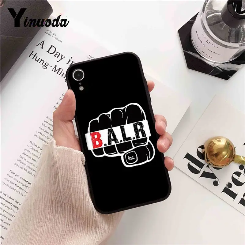 Yinuoda Cool balr log роскошный высокий протектор на конце чехол для телефона для iPhone 8 7 6 6S 6Plus X XS MAX 5 5S SE XR 10 чехол 11 pro max