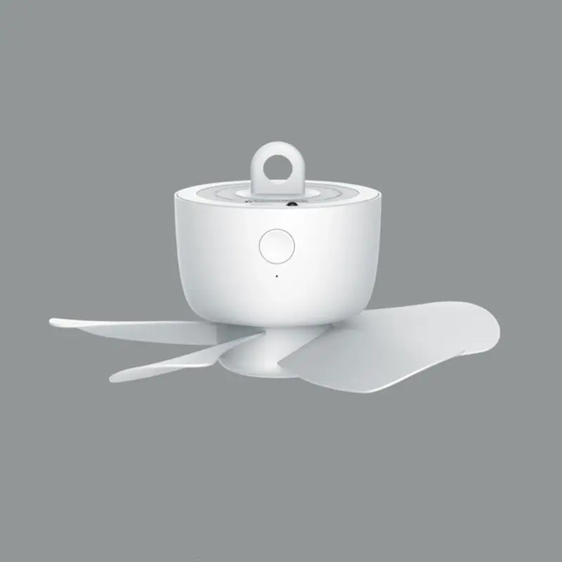

8000mAh USB Rechargeable Remote Control Timing 4 Gears Ceiling Fan for Tent Bed G8TC
