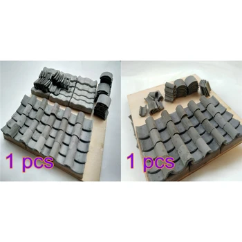 

55Pcs 1:16 Simulation Bricks Model Mini Bricks For DIY Sand Table Scenery Building Model Educational Toy Gift For Kid Adult-Cyan