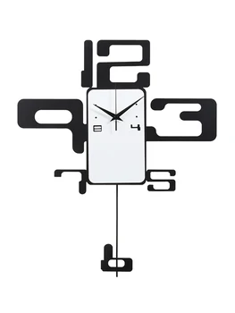 

Northern Europe Clock Living Room Clock Modern Personality Fashion Art Creative Brief Decoration Household Wall Clock W