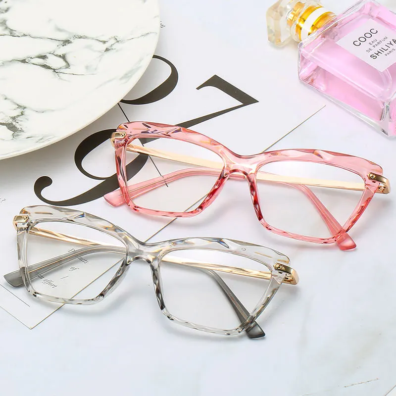Новые модные брендовые дизайнерские сексуальные женские очки прозрачные линзы, оправа для женских модных оптических очков