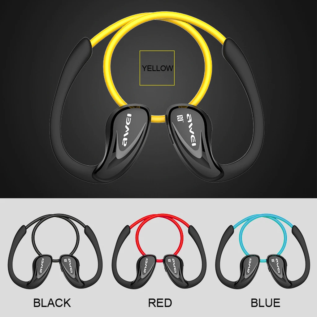 Awei A880BL Bass Earphone Headphone Wireless Bluetooth 4.0 Sport Headset