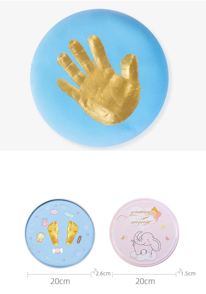Baby Growing Up Memorial Baby Handprint Mud Baby Souvenirs Baby Hand And Foot Mold Hundred Days Gift Baby Hand Print Footprint Baby Growing Up Memorial Baby Handprint Mud Baby Souvenirs Baby Hand And Foot Mold Hundred Days Gift Baby Hand Print Footprint