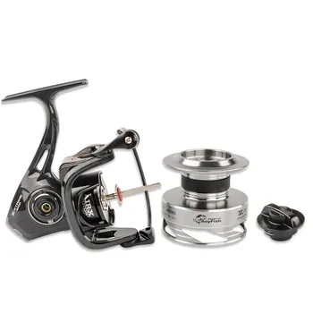 

Metal Fake Bait Stream 2000-6000 Fishing Reel Spinning Fishing Reel Gear Ratio 9+1 BB Spinning Reel Saltwater Fishing Reels