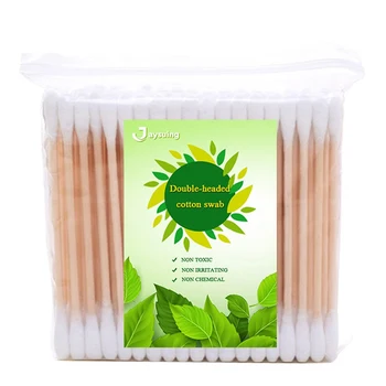 

100pcs Disposable Cotton Swabs Lint-free Micro Brush Cotton Swab Eyelash Extension Glue Removal Tool Double-ended Cotton Swab