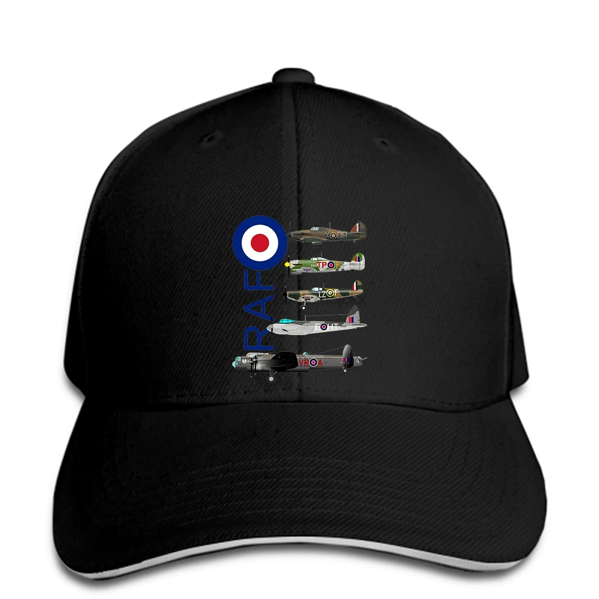 Бейсбольная кепка RAF WW2 aircraft Spitfire Lancaster Typhoon Hurricane Mosquito snapback
