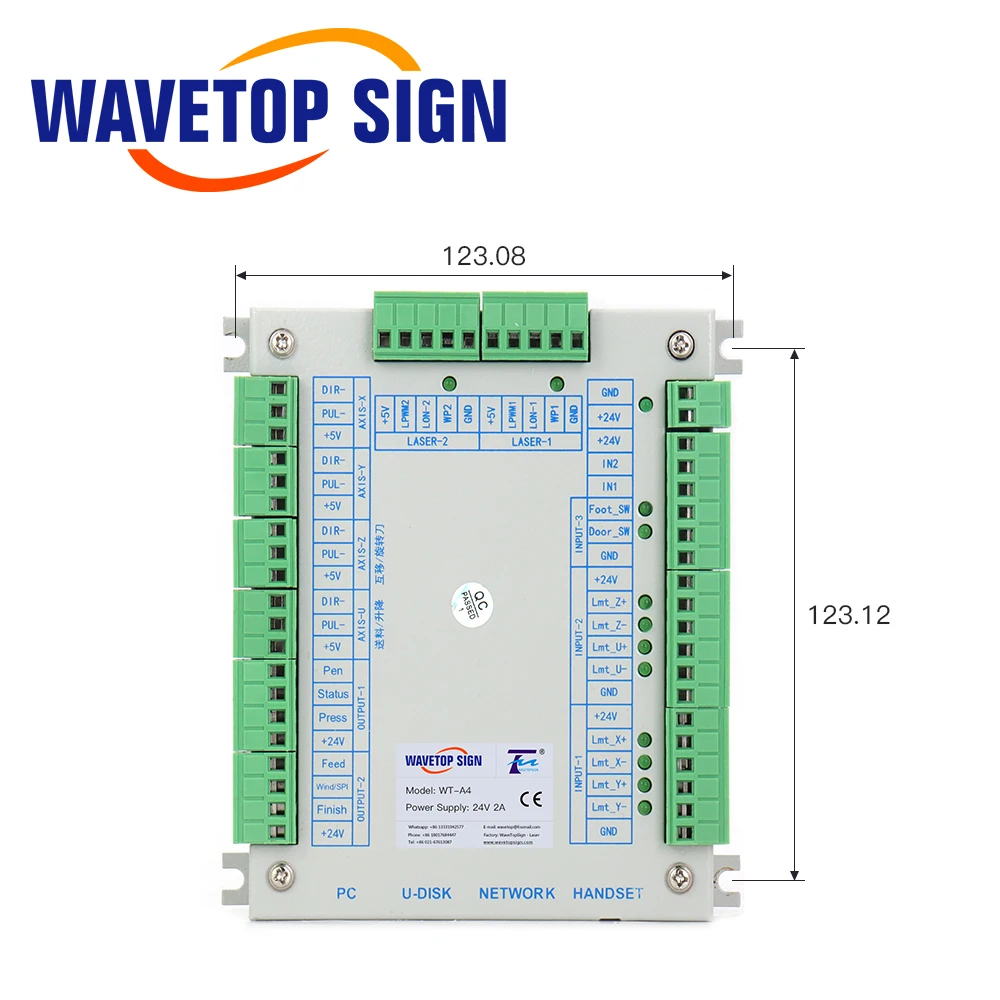 US $209.79 Wavetopsign Wt A4 Replace Tl 410c Co2 Laser Controller For Co2 Laser Engraving And Cutting Machine