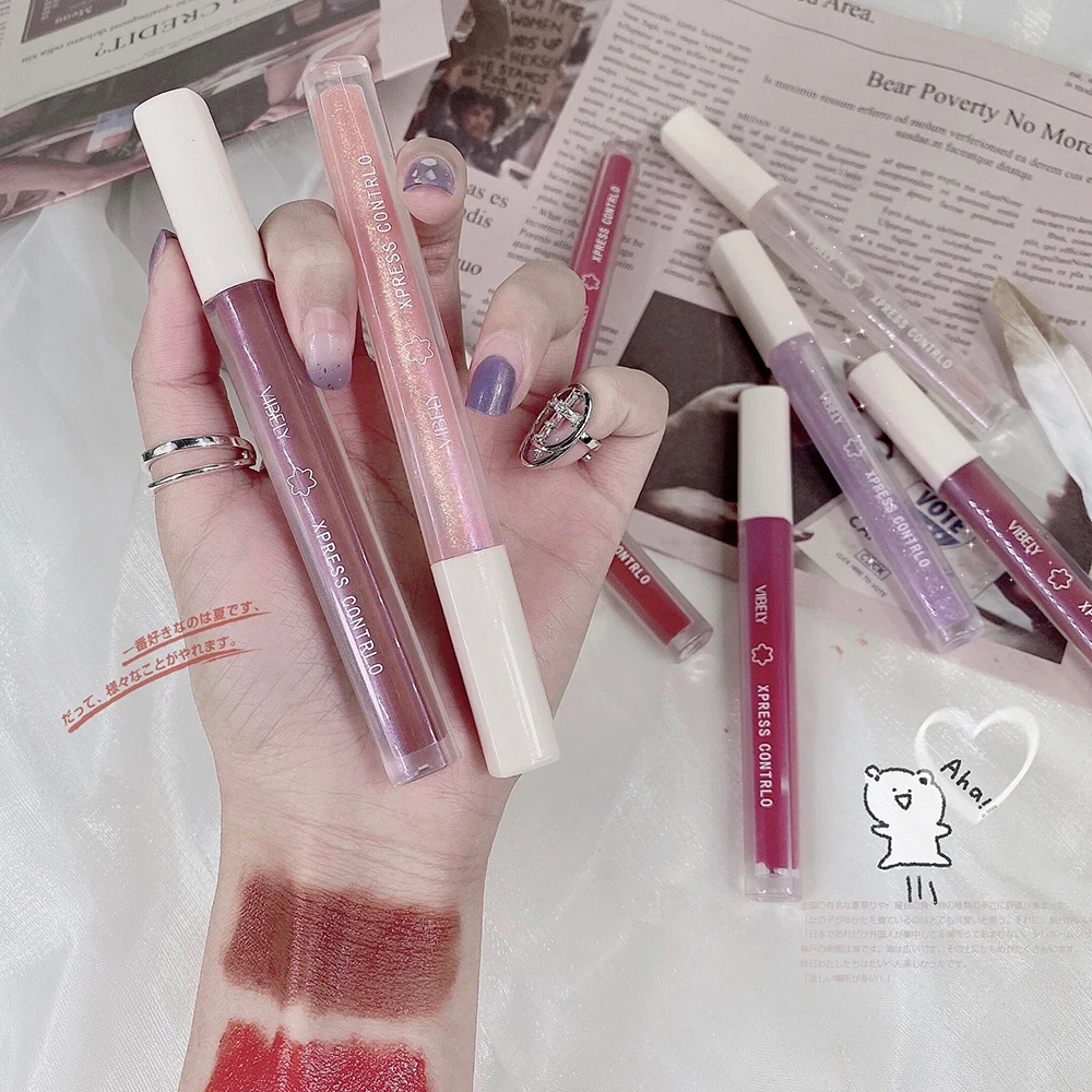 Высококачественная бархатистая матовая губная помада 1 шт. стойкая