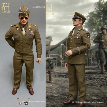 

1/6 Alert Line AL100028A / B Army Officer Uniform Captain America WWII IN STOCK Soldier Clothing