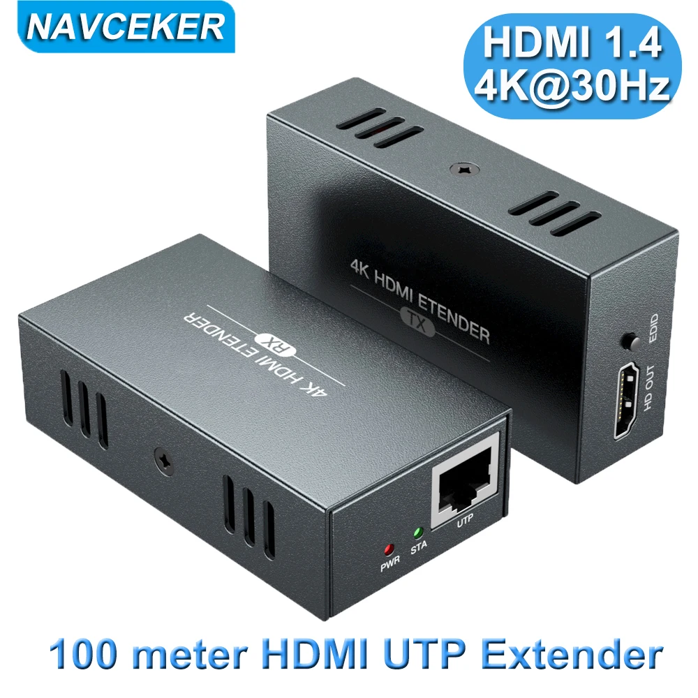 2021 HDMI удлинитель с выходом 4K 1080P 100 м без потери RJ45 к передатчик приемник по Cat5e/Cat6 |