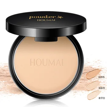 

Face Makeup Oil Control Concealer Palette Maquiagem Dry Pressed Powder Bronzers Whitening Finishing Powder Set 3 Colors Lasting