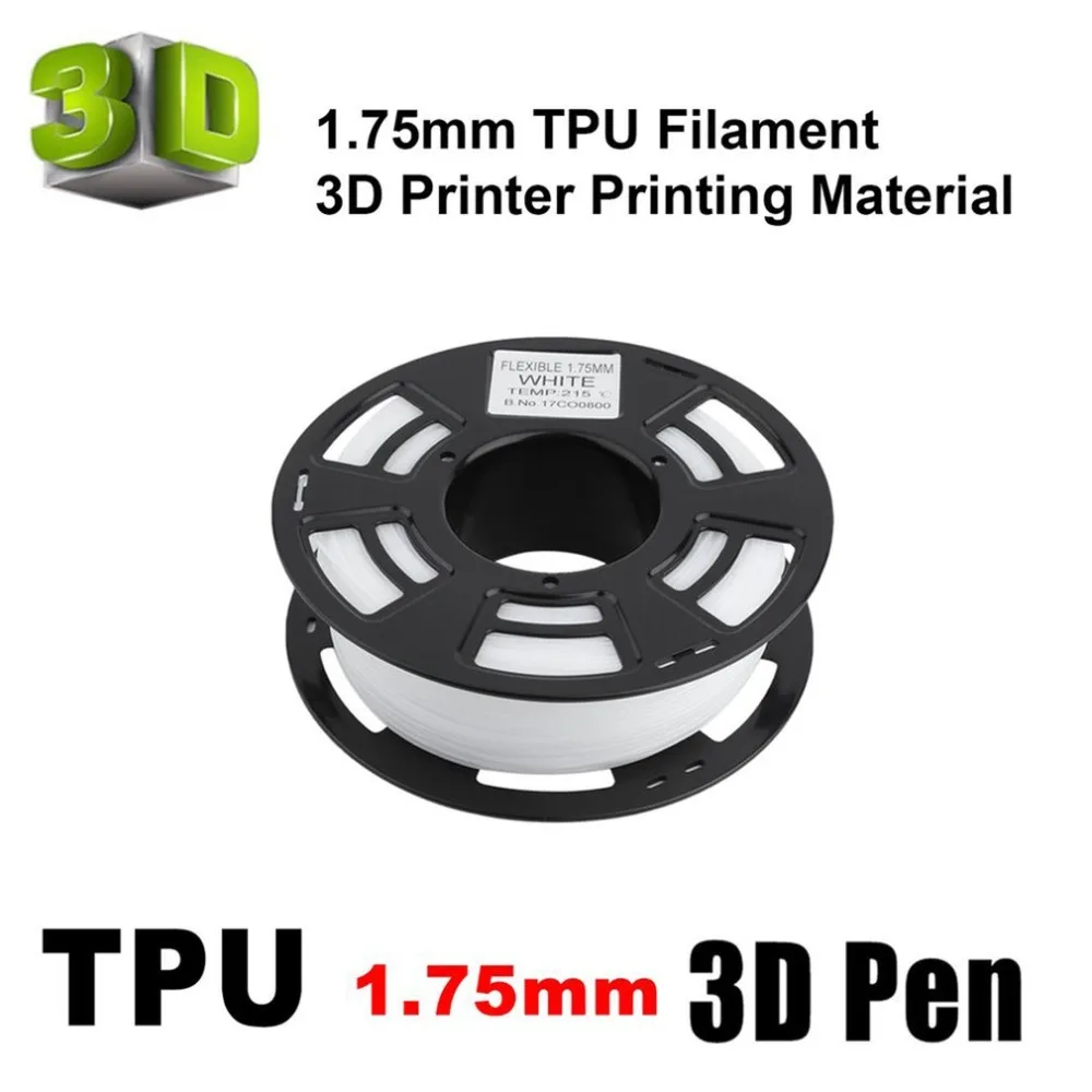 1,75 мм TPU прозрачная нить 3d принтер материалы для печати 0,9 кг для 3D печати ручка 3d принтер