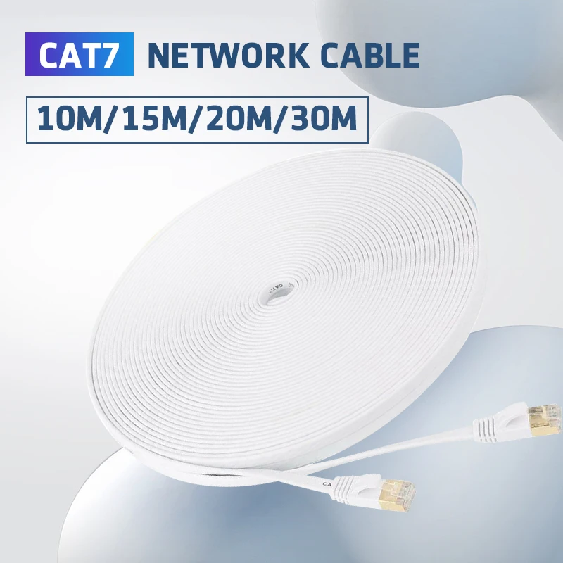 Network Cable CAT7 Ethernet Cable RJ45 Lan Network Cable High Speed Cat7 Patch Cord For PC