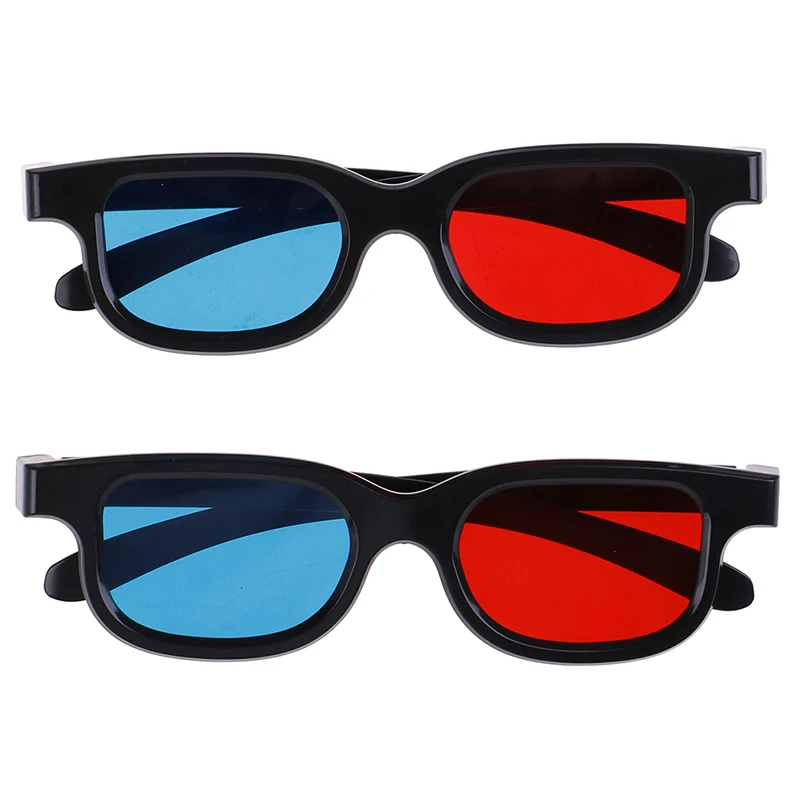 Hot sale Universal red blue 3d glasses for dimensional anaglyph movie game