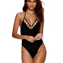 Сдельный женский спортивный купальник Спортивная одежда для плавания, мягкое бикини с открытой спиной, летняя пляжная одежда, купальные костюмы, монокини с открытой спиной