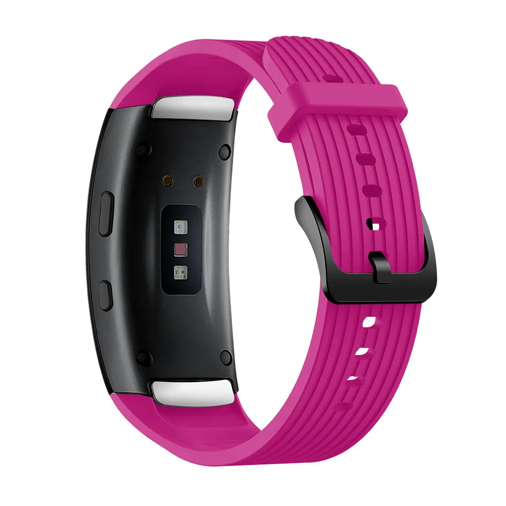 Мягкий силиконовый однотонный ремешок для samsung Galaxy gear Fit 2 Pro R365, ремешок для часов, ремешки для samsung gear Fit 2 SM-R360