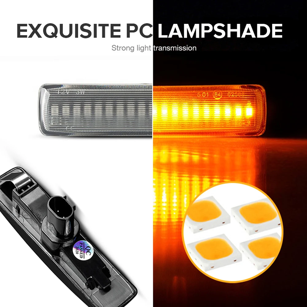 2Pcs LED Turn Signal Dynamic Side Marker Lamps Repeater Indicator Light For Land Rover Discovery 3 4 Rover Sport L320 Freeland 2 2Pcs LED Turn Signal Dynamic Side Marker Lamps Repeater Indicator Light For Land Rover Discovery 3 4 Rover Sport L320 Freeland 2
