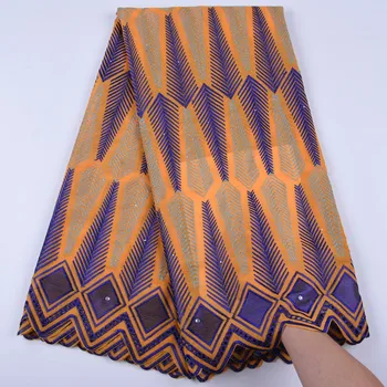 

Nigerian Cotton Lace Fabric With Stones African Dry Lace Fabric 2019 High Quality Swiss Voile Lace In Switzerland For Man A1695