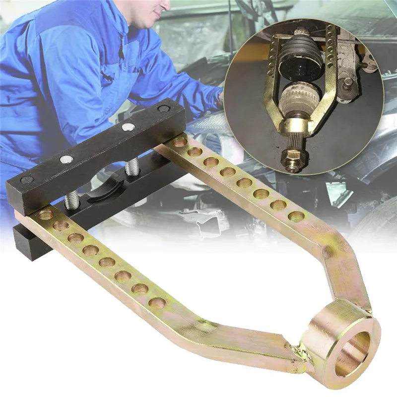 Heavy Duty Universal CV Joint Puller Tool Propshaft Separator Splitter Remover Adjustable 9-hole Di