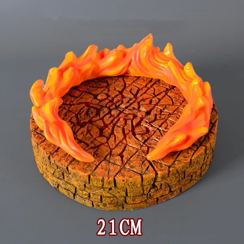 

Anime Dragon Ball ONE PIECE Flame Platform GK Statue RESIN Action Figure Collection Model Toy M3552