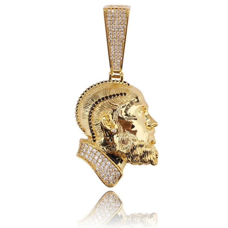 Хип хоп Nipsey Hussle ожерелье и кулон с цепочкой 2 цвета Iced Out Bling кубический циркон мужские рэппер ювелирные изделия