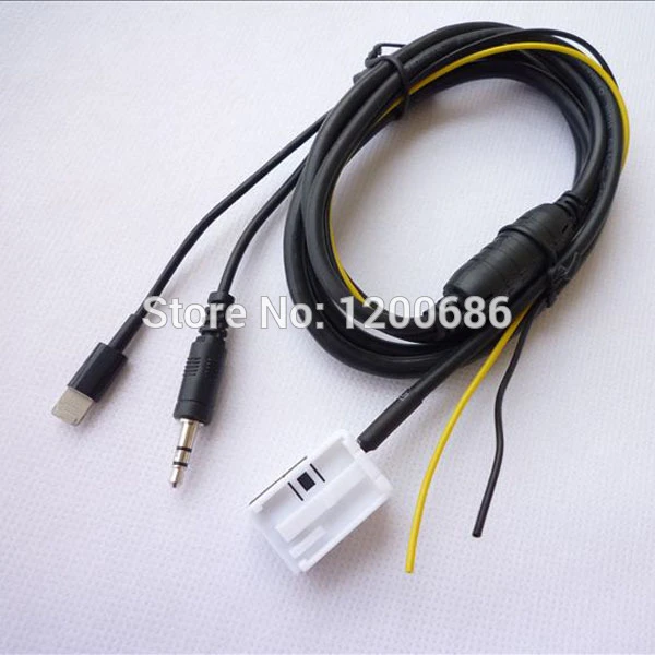 3.5MM AUX Cable Audio Adapter For Benz Mercedes Comand APS NTG