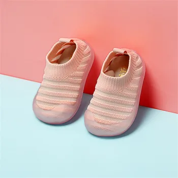 

2020 Spring Baby Shoes Boy Girl Breathable Toddler Shoes 0-3 Year Infant Sneakers Soft Comfortable Child Shoes