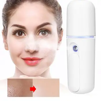 

Skin Care Machine 20ml Mini Portable Nano Cold Sprayer USB Face Moisturizing Hydrating Spray Skin Tag Removal Sprayer