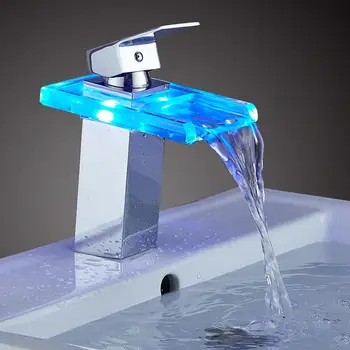 

Faucet LED Stainless Steel Water Tap Bathtub Decorate Kitchen Beautiful Switch Tool Bath Economic Bathroom Home Restroom
