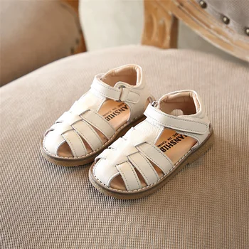 

girls sandals 2020 new summer baby girls genuine leather shoes cut outs waterproof toddler girls rome sandals soft sole