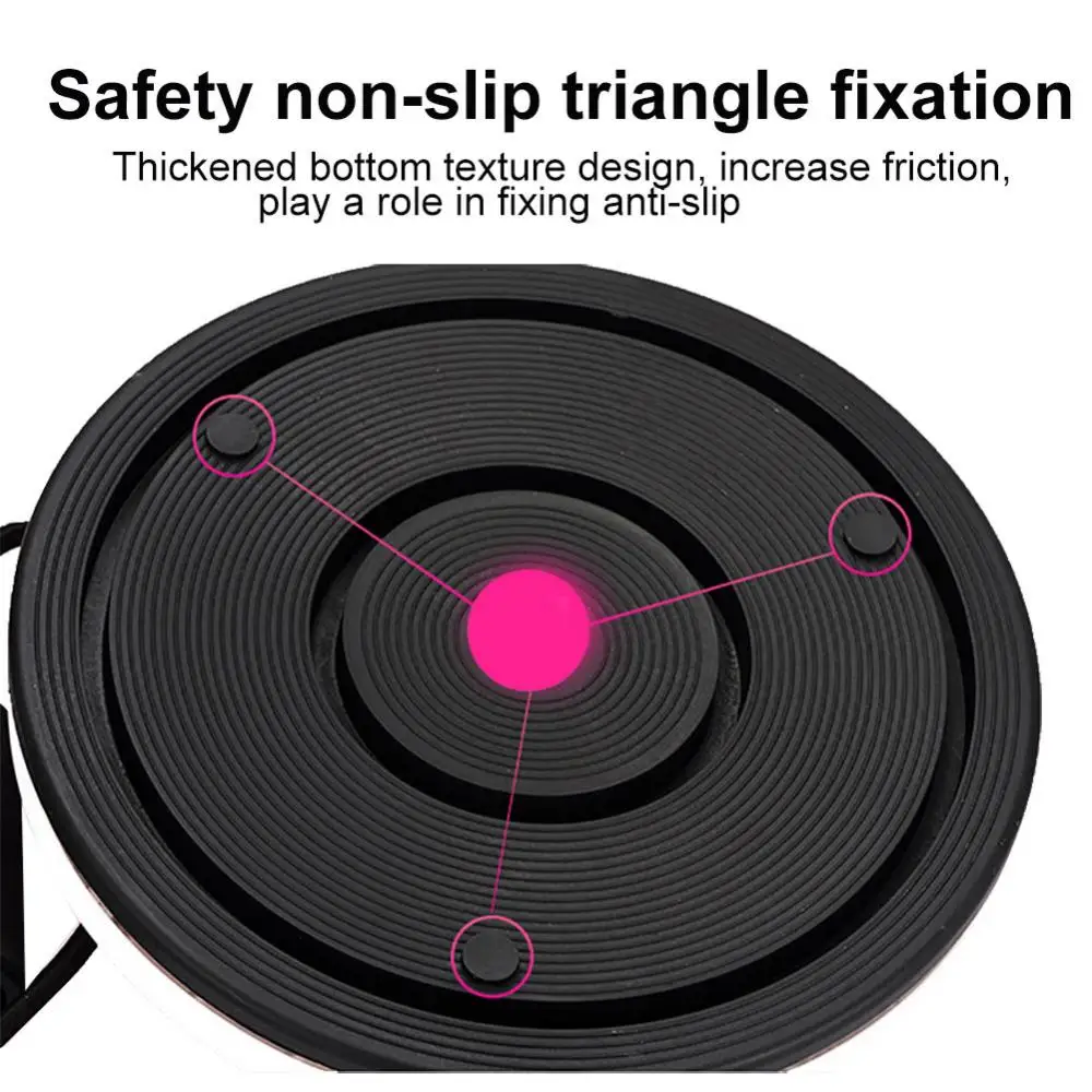 Twist Waist Disc Fitness Slim Rotating Plate Abdomen Exerciser with Pull Rope Twist Boards Yoga Equipment