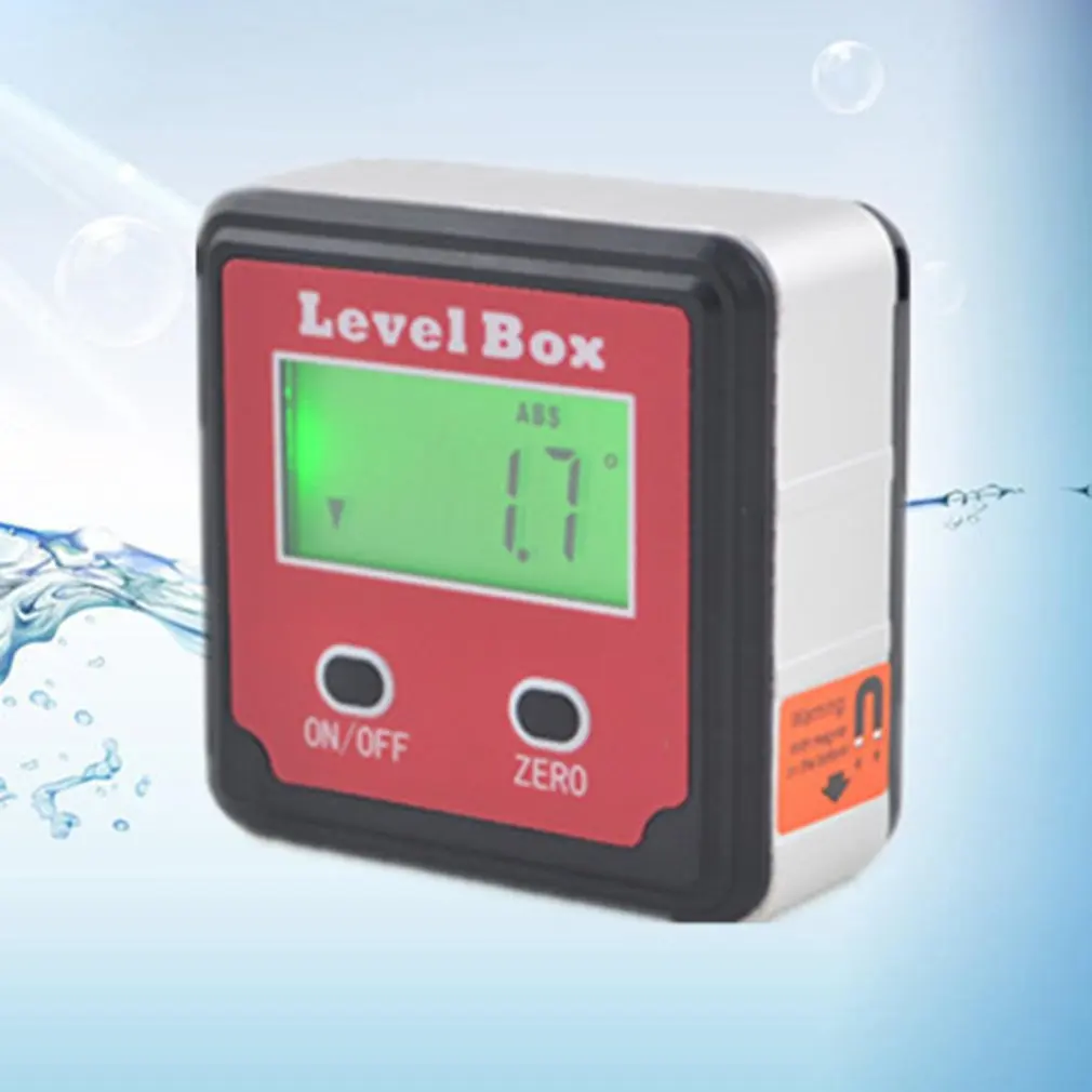  Precision Digital Inclinometer Electron Goniometers 360 Degree Magnetic Base Digital Protractor Ang