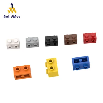 

BuildMOC 52107 1x2 with transfer bump bricks on both sides Brick For Building Blocks Parts DIY Educational Tech Parts Toys