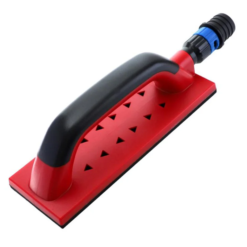 Sanding Block Abs Plastic Dust Extraction Sandpaper Holder Grit Hook