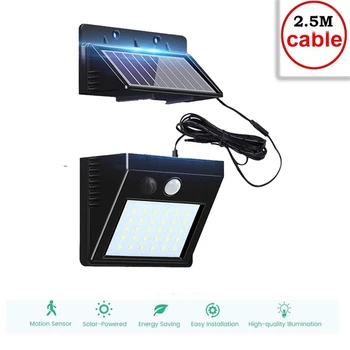 

30LED Solar Power Street Light PIR Motion Sensor Wireless Wall Lamp Garden Security Lamps Outdoor Waterproof Luminaria indoor ho