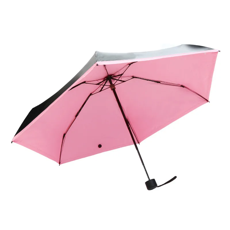 Unisex Umbrella Rainy Season Mini Pocket Compact Folding Sun Uv Rain 5 Light Anti Small New Travel | Тематическая одежда и