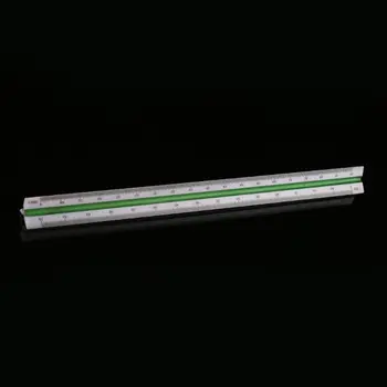 

30cm Plastic Triangular Scale Ruler Architect Engineer Drafting Measuring Tool