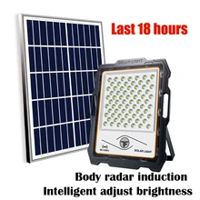 Freewing – projecteur LED solaire sans fil, 100 400W, lentille très brillante, lampe à Induction, batterie de grande capacité, pour l'extérieur 