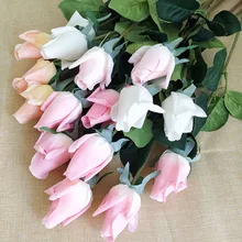 11 шт./лот, искусственные цветы розы, реальные на ощупь розы, цветы, украшения для дома, для свадебной вечеринки или букет ко дню рождения